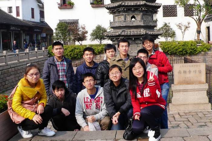 南翔古镇(第二党支部)合影照